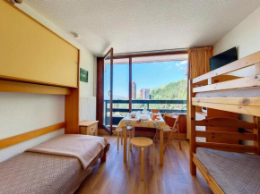 Studio cosy pour 3 pers. - Balcon, Pied des pistes, La Croisette - FR-1-344-1065